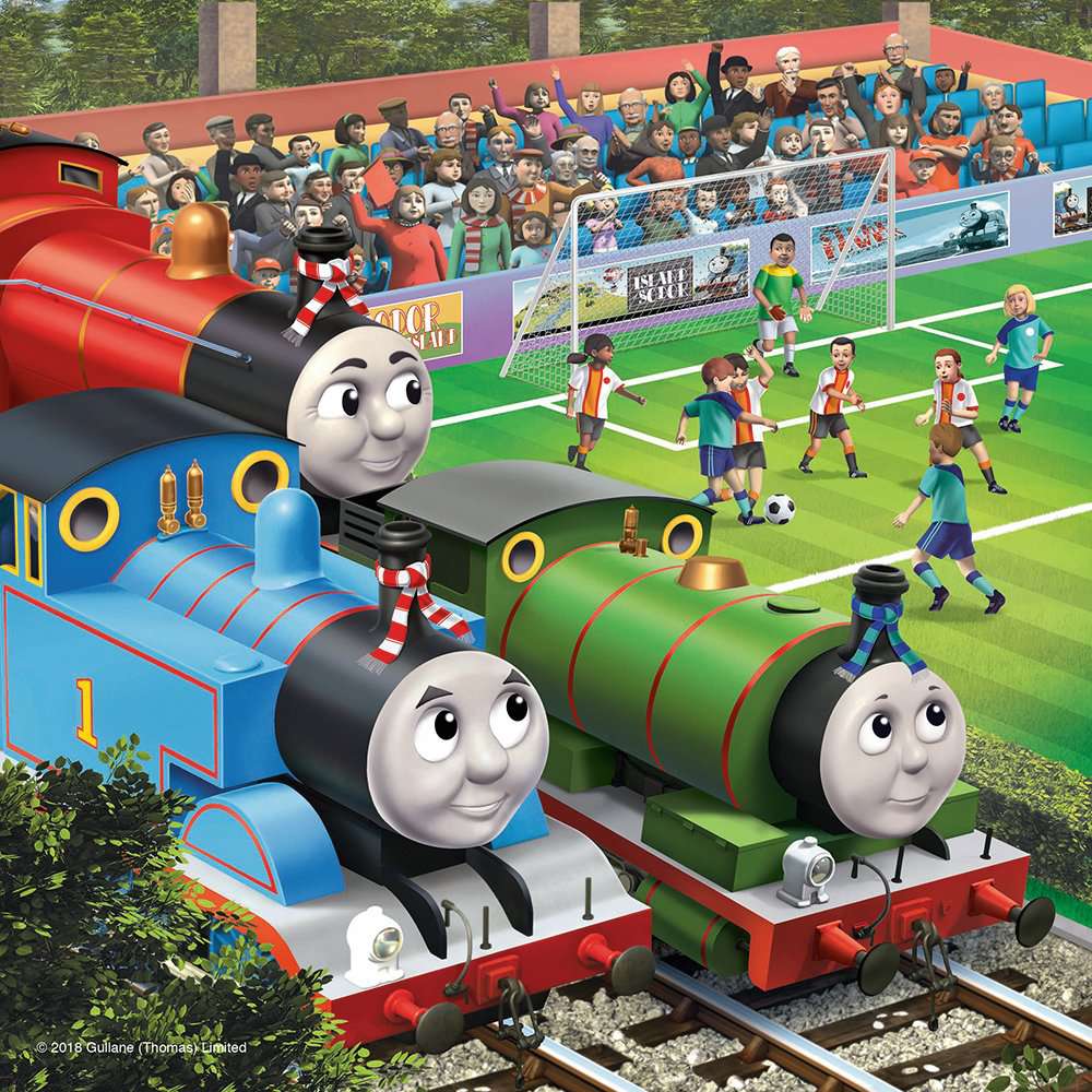 Puzzle: Thomas & Friends - Thomas Watches Soccer - Image 3