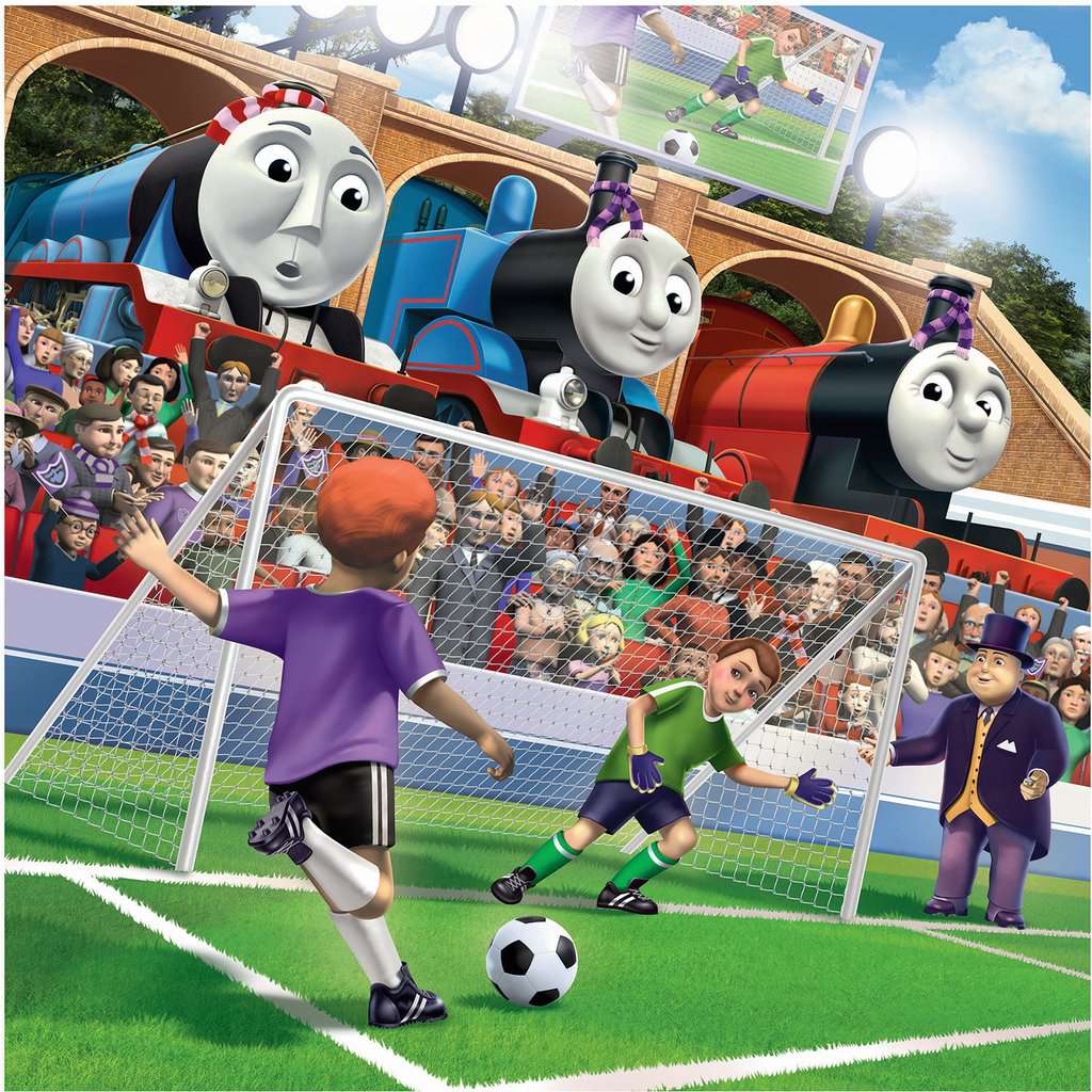Puzzle: Thomas & Friends - Thomas Watches Soccer - Image 4