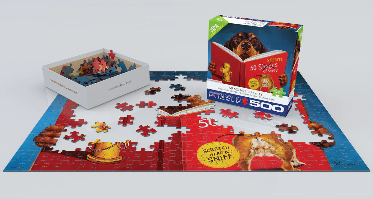 Puzzle: Variety 500 Pieces - 50 Scents of Grey - Image 3