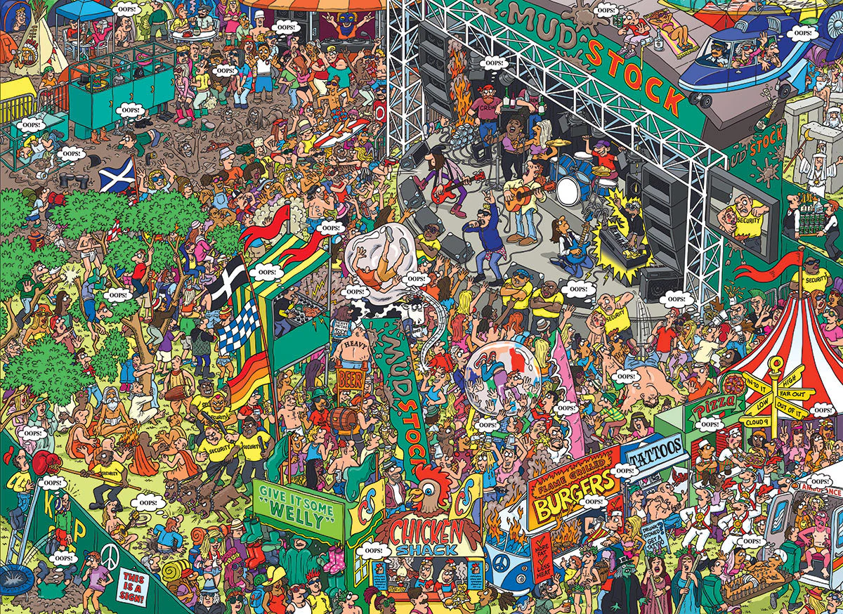 Puzzle: Variety 500 Pieces -  Oops! by Berry Martin - Image 2
