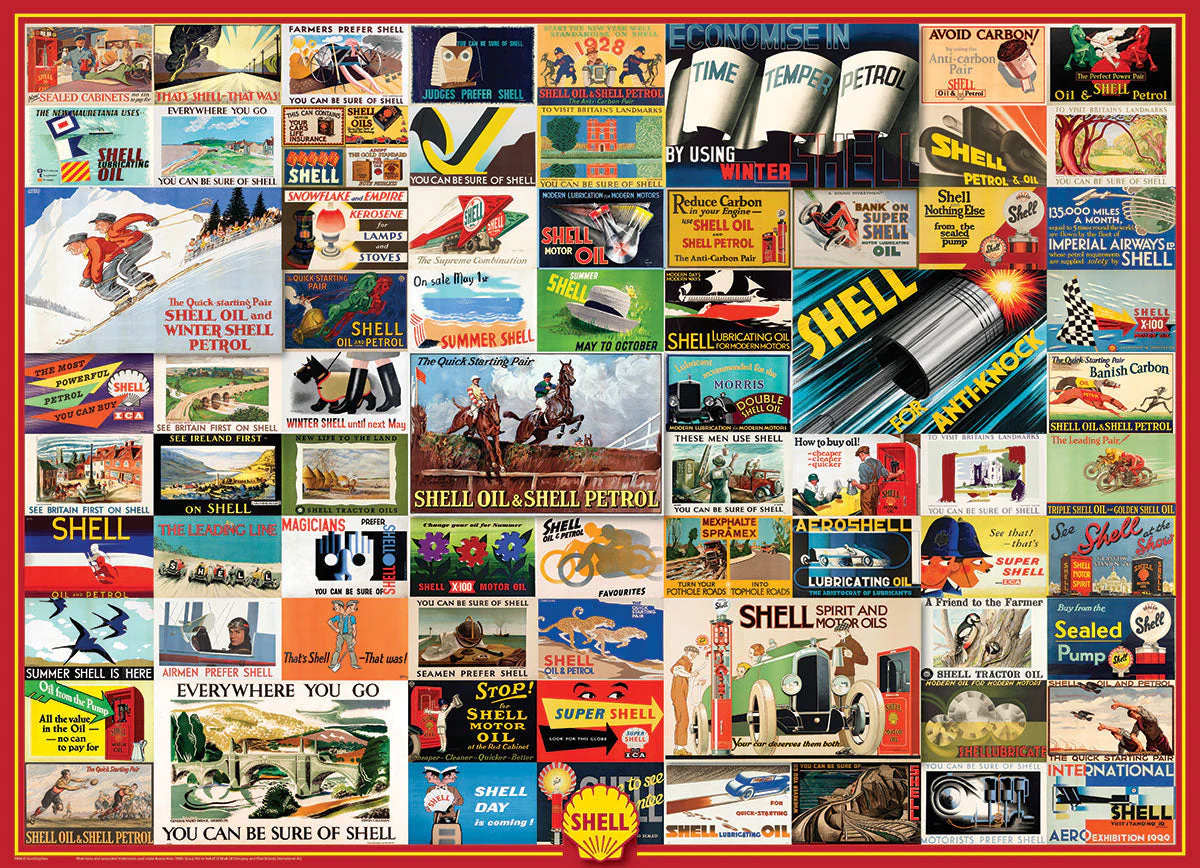 Puzzle: Vintage Car Art - Shell Heritage Collection - Image 2