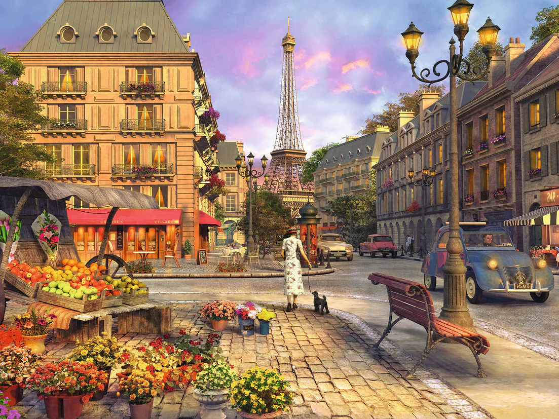 Puzzle: Vintage Paris - Image 2