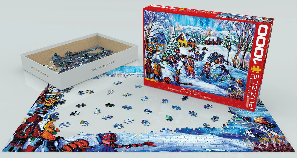 Puzzle: Winter Wonderland - Snow Day - Image 3