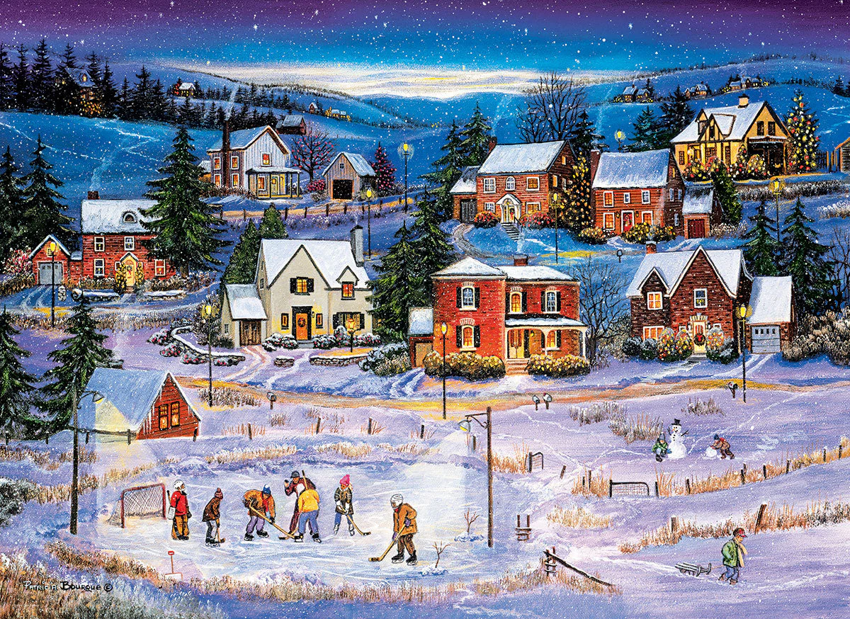 Puzzle: Winter Wonderland - Stars on Ice by Patricia Bourque - Image 2