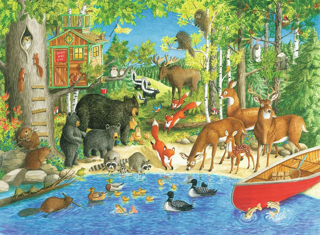 Puzzle: Woodland Friends - Image 2
