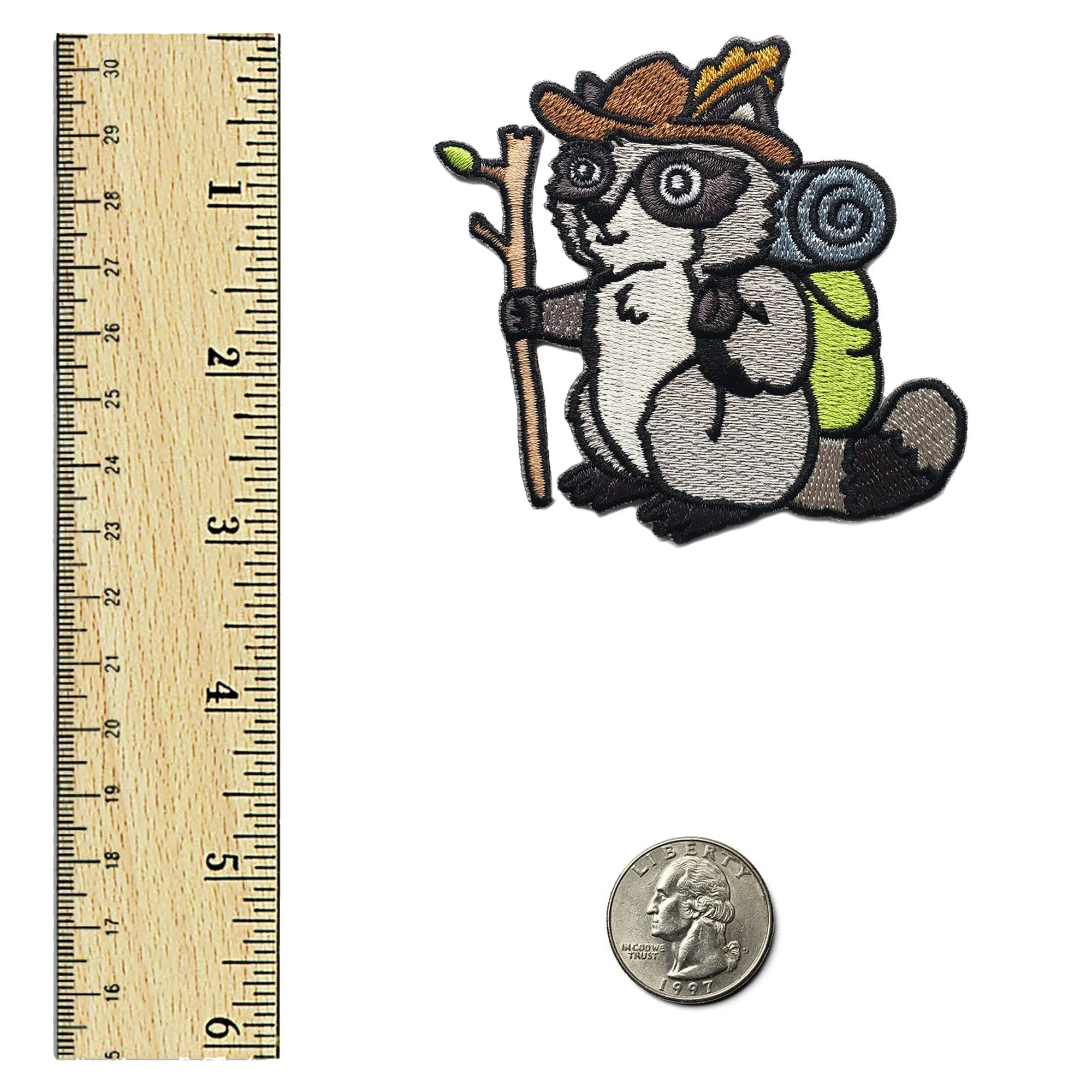 Raccoon Hiker Patch by Kolorspun - Image 2