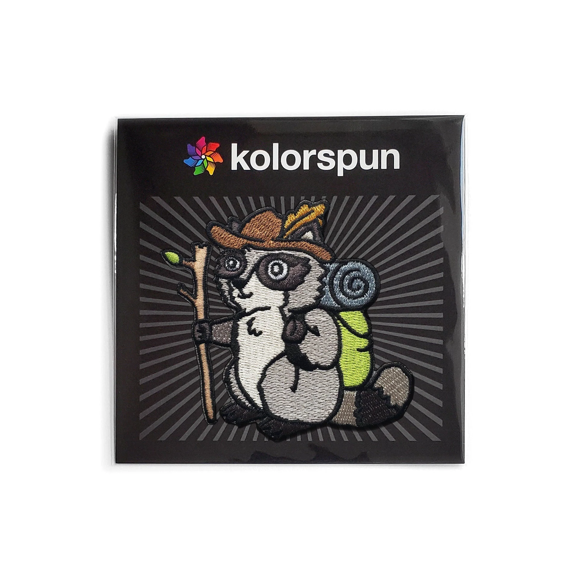 Raccoon Hiker Patch by Kolorspun - Image 3