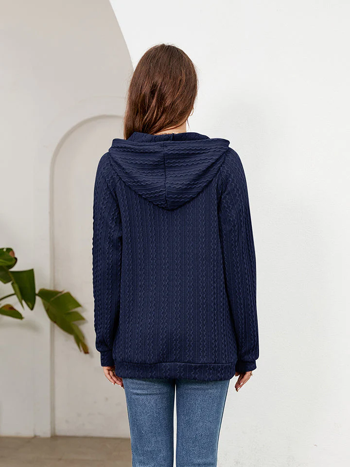 Raglan Sleeve Front Pocket Hoodie - Image 12