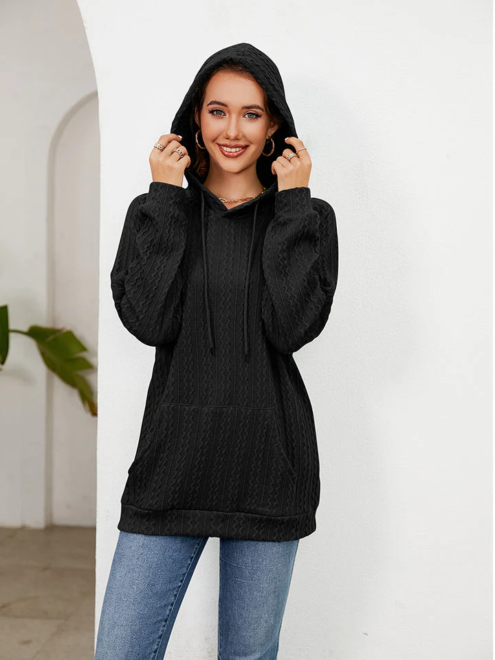 Raglan Sleeve Front Pocket Hoodie - Image 15