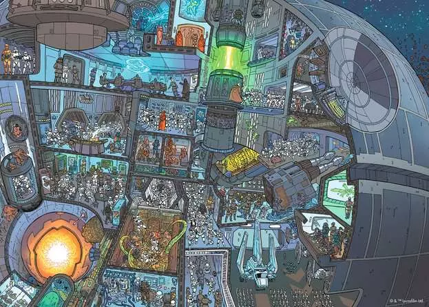 Ravensburger Puzzle: Star Wars - Where's Wookiee - Image 2