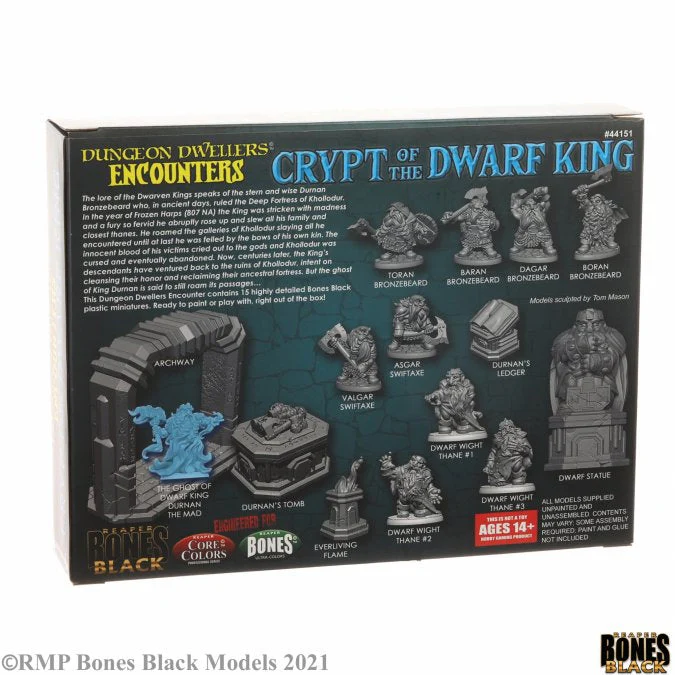 Reaper Bones Black: Crypt of the Dwarf King - Boxed Set - Image 2