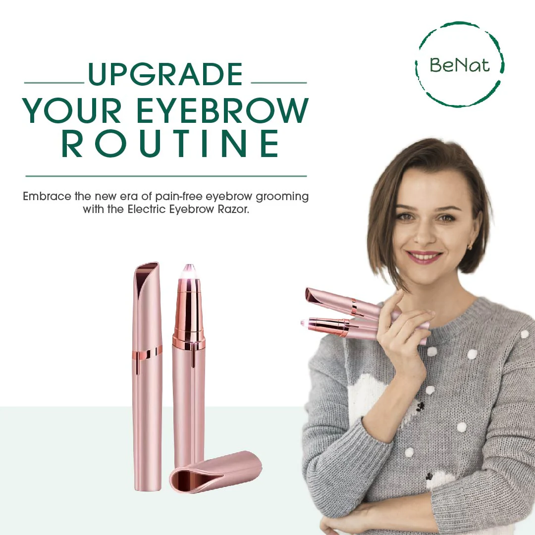 Rechargeable Eyebrow Hair Remover by BeNat - Image 5