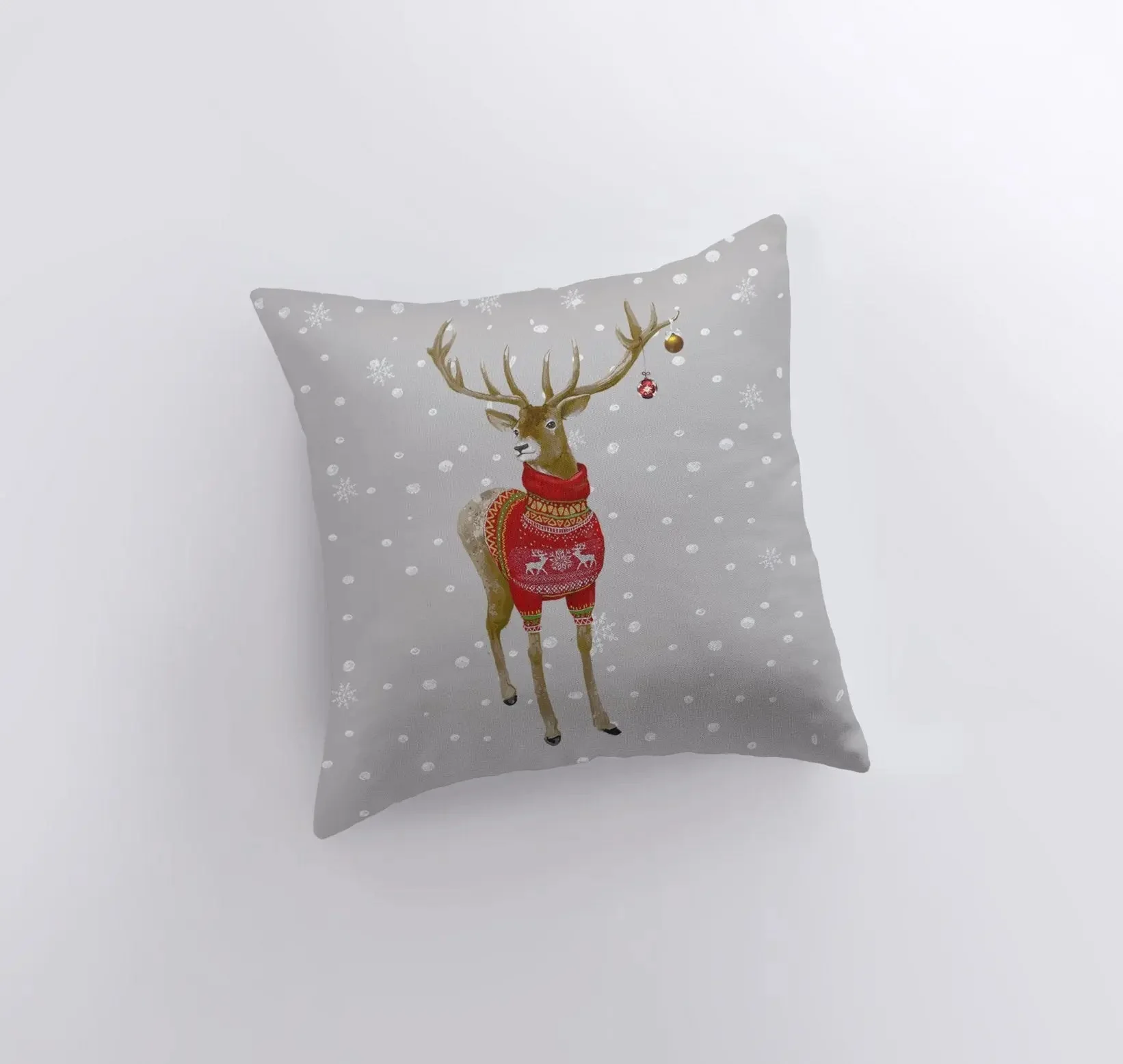 Reindeer | Throw Pillows | Christmas Pillow | Christmas Gift | Home Decor Modern | Christmas Throw Pillows | Christmas Home Decor | Mom Gift by UniikPillows - Image 3