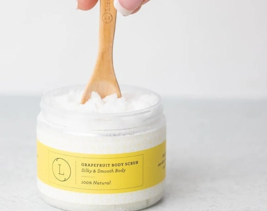 Reviving set with Grapefruit shea butter and Body scrub by Lizush - Image 5