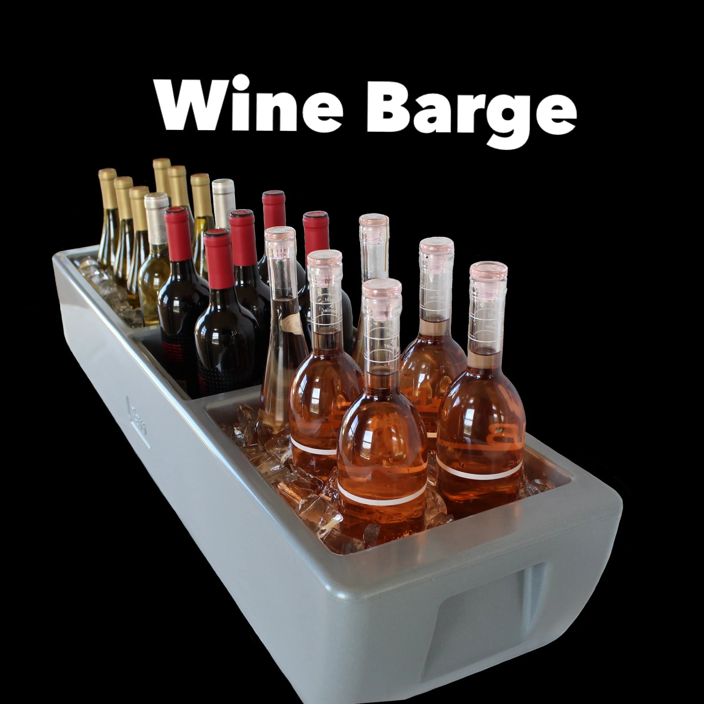 REVO Party Barge Cooler | Metallic Gray | Insulated Beverage Tub by REVO COOLERS, LLC - Image 5