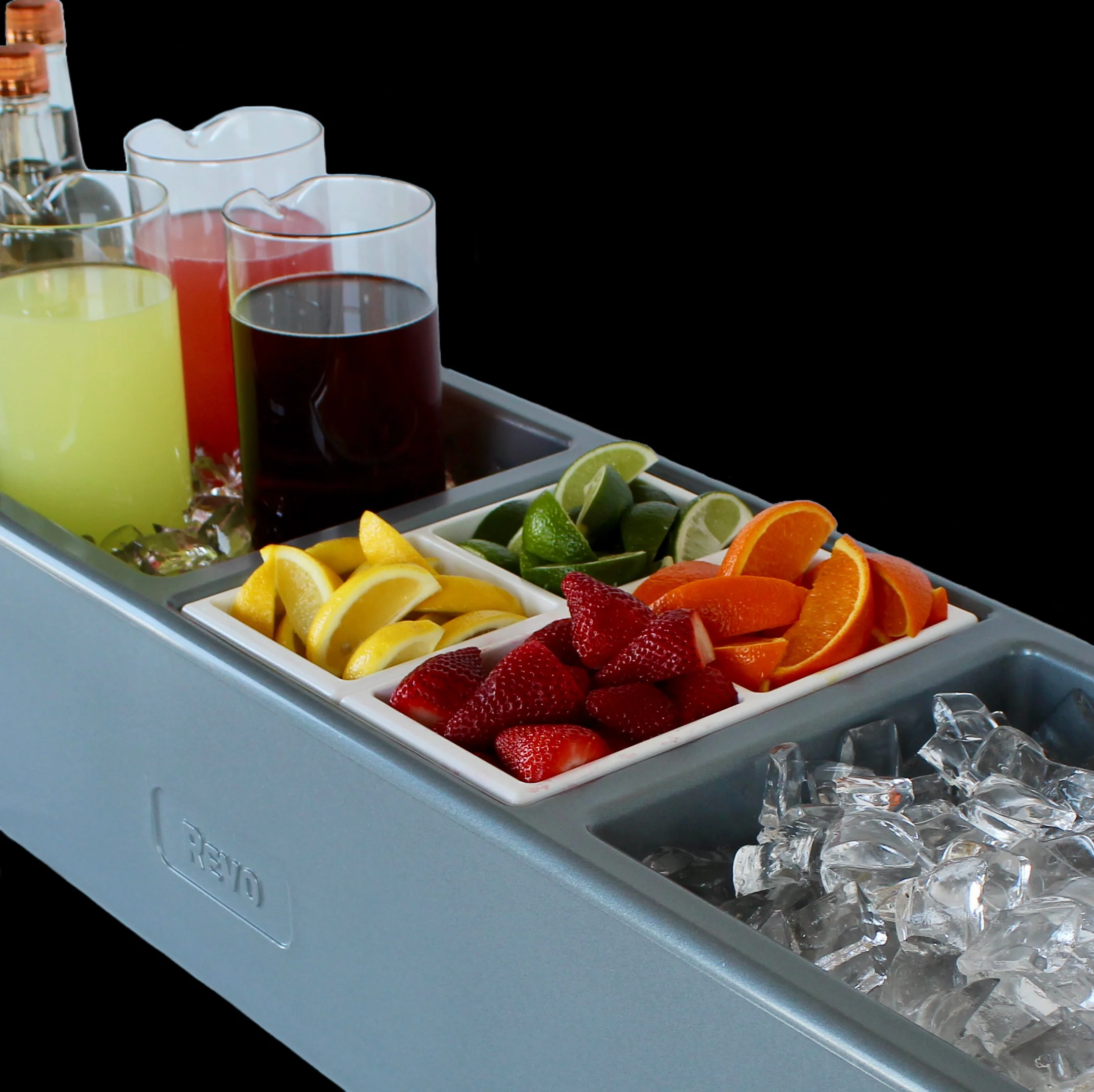 REVO Party Barge Cooler | Metallic Gray | Insulated Beverage Tub by REVO COOLERS, LLC - Image 6