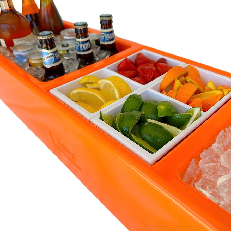 REVO Party Barge Cooler| Orange Burst | Insulated Beverage Tub by REVO COOLERS, LLC - Image 3