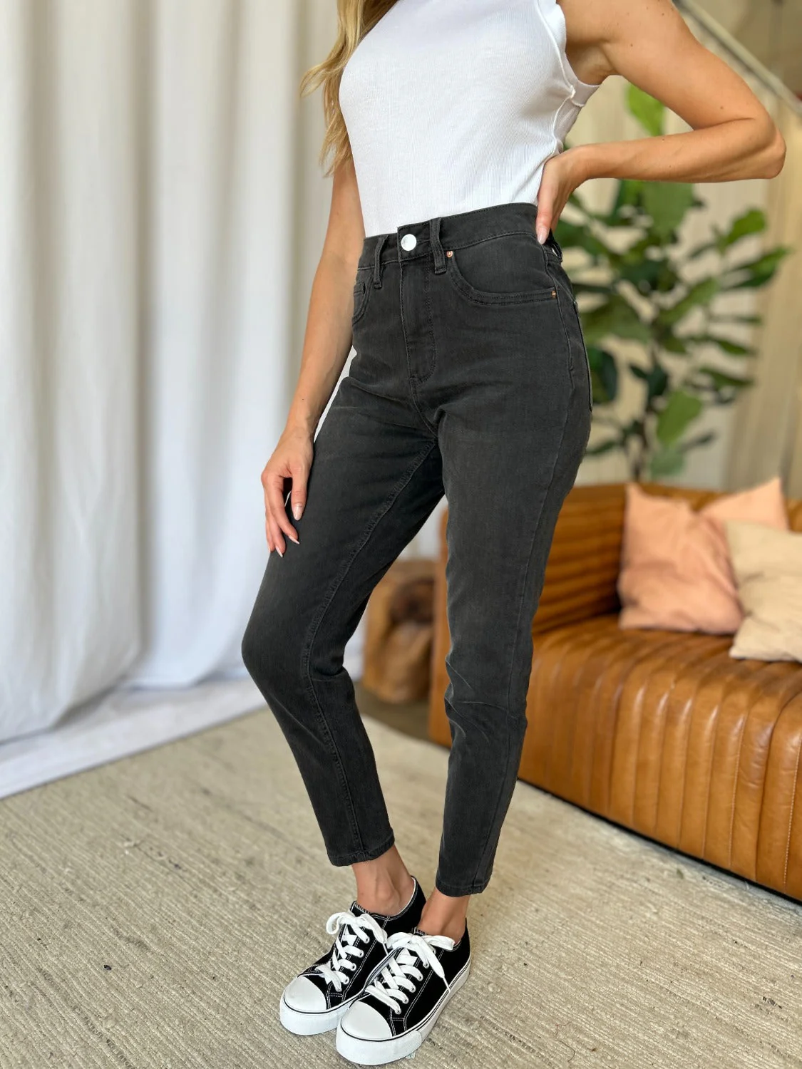 RFM Full Size High Rise Tummy Control Skinny Jeans - Image 5