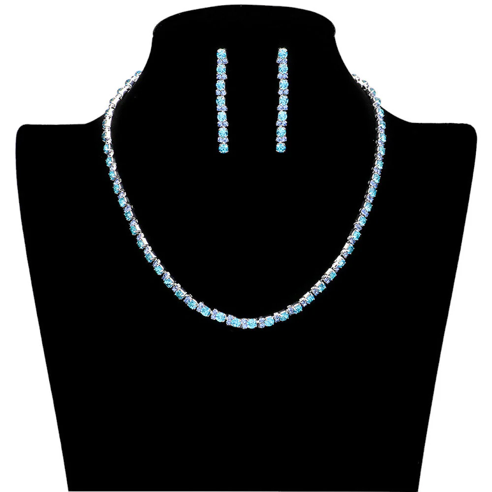Rhinestone Cluster Jewelry Set by Madeline Love - Image 10
