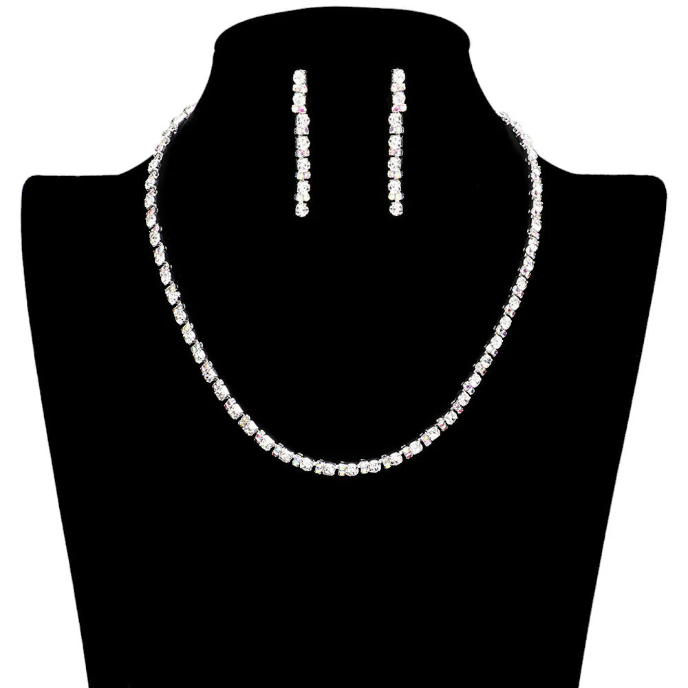 Rhinestone Cluster Jewelry Set by Madeline Love - Image 3