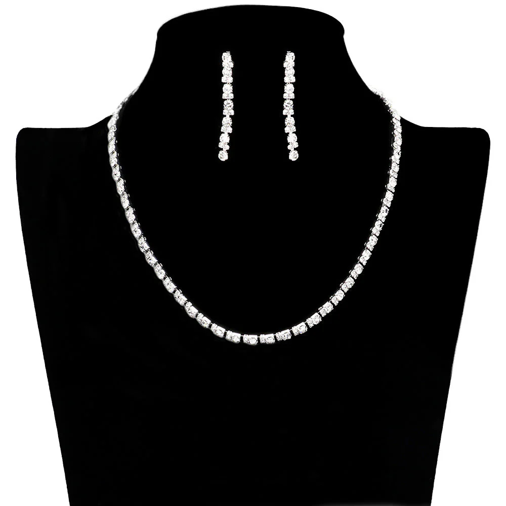 Rhinestone Cluster Jewelry Set by Madeline Love - Image 5