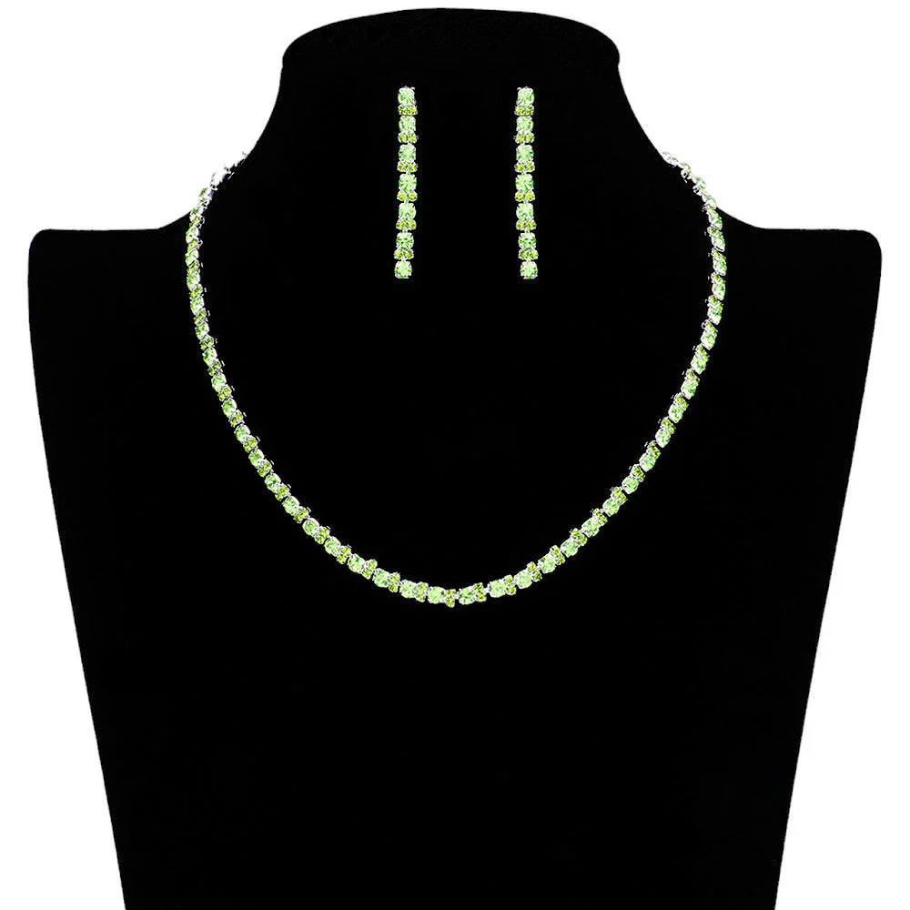 Rhinestone Cluster Jewelry Set by Madeline Love - Image 6