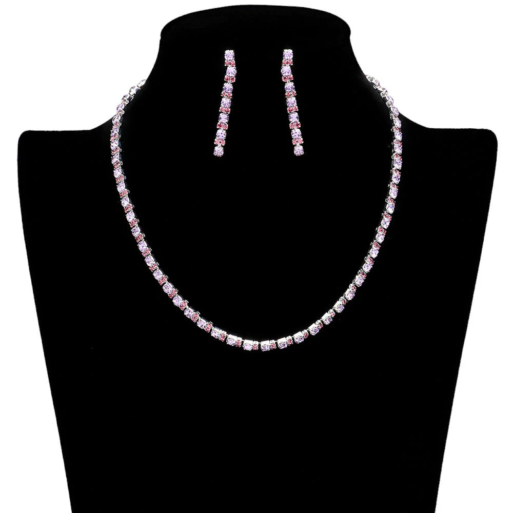 Rhinestone Cluster Jewelry Set by Madeline Love - Image 7