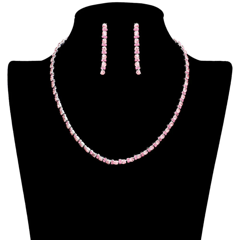 Rhinestone Cluster Jewelry Set by Madeline Love - Image 8