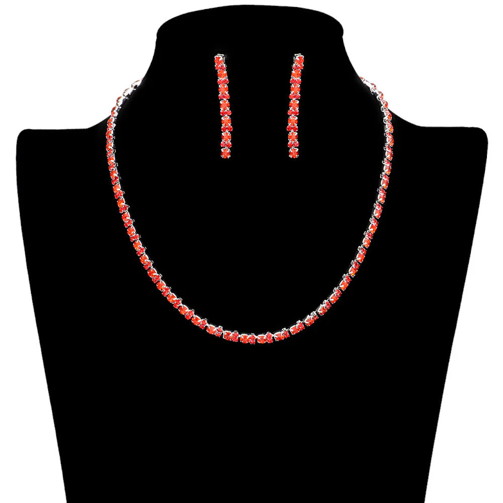 Rhinestone Cluster Jewelry Set by Madeline Love - Image 9