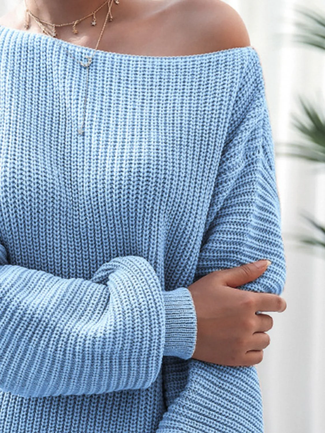 Rib-Knit Mini Sweater Dress - Image 14