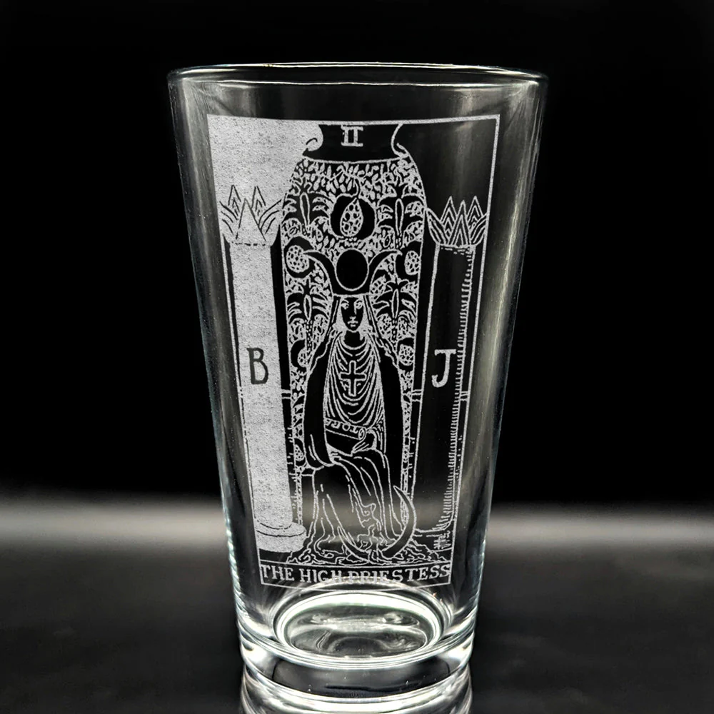 RIDER-WAITE TAROT CARD Pint Glasses by LumEngrave - Image 13
