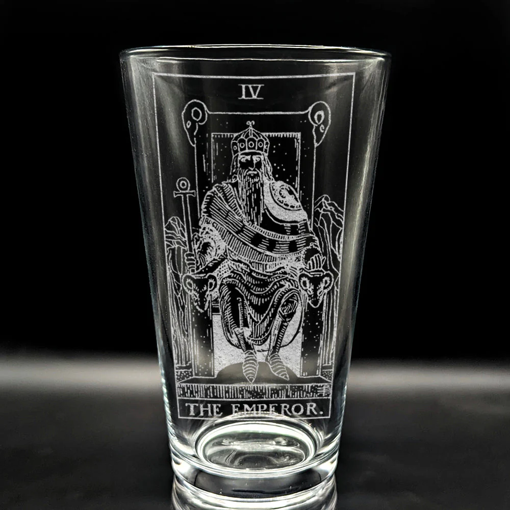 RIDER-WAITE TAROT CARD Pint Glasses by LumEngrave - Image 16