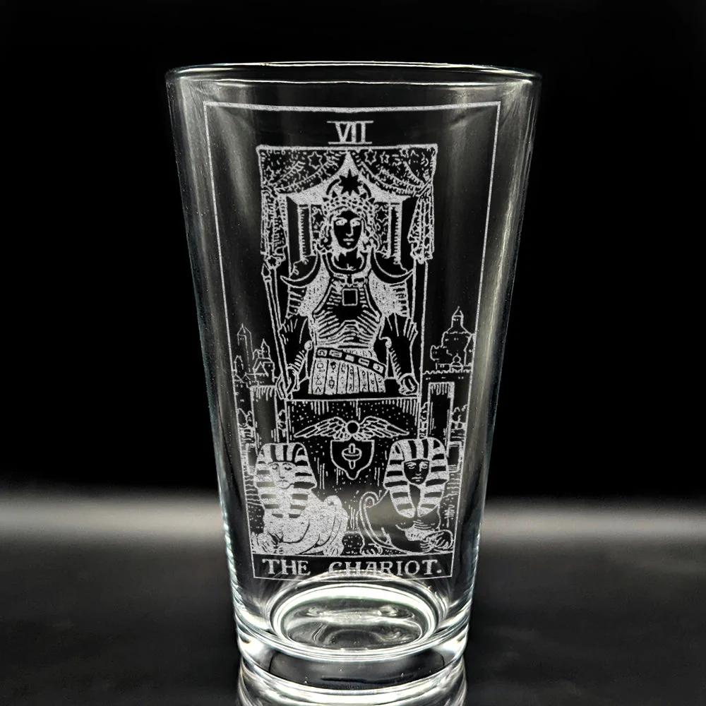 RIDER-WAITE TAROT CARD Pint Glasses by LumEngrave - Image 19