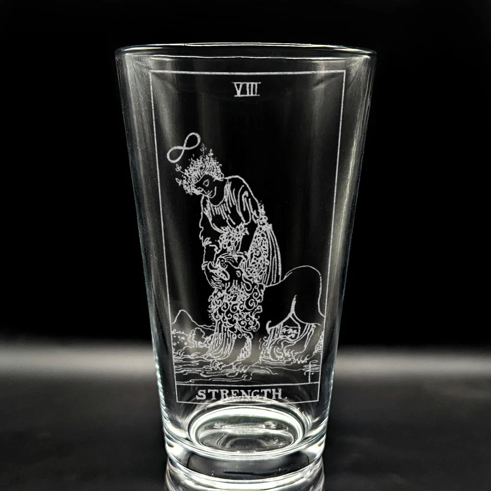 RIDER-WAITE TAROT CARD Pint Glasses by LumEngrave - Image 20