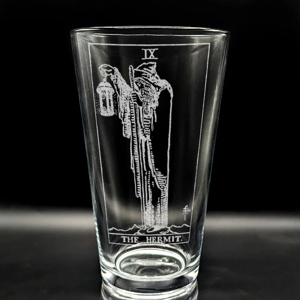 RIDER-WAITE TAROT CARD Pint Glasses by LumEngrave - Image 21