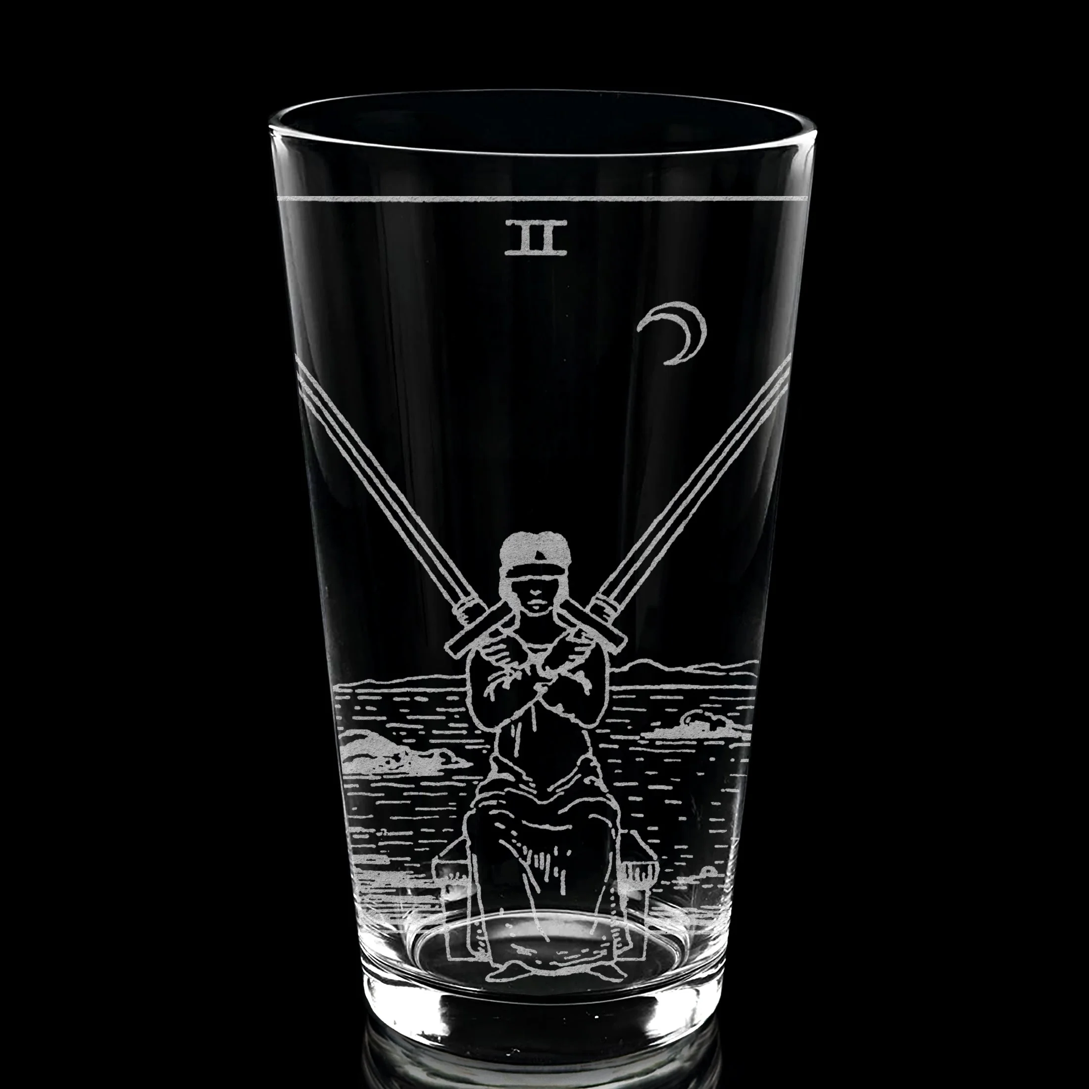 RIDER-WAITE TAROT CARD Pint Glasses by LumEngrave - Image 25