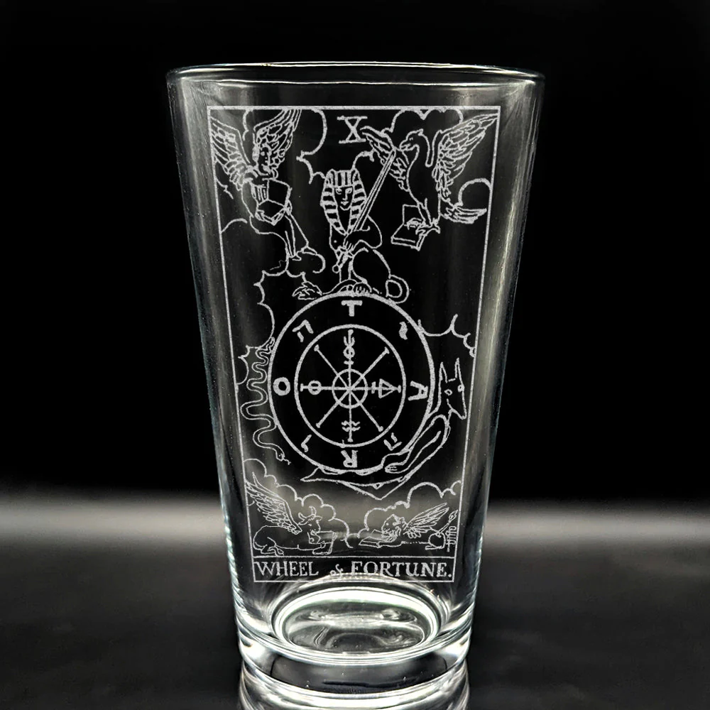 RIDER-WAITE TAROT CARD Pint Glasses by LumEngrave - Image 27