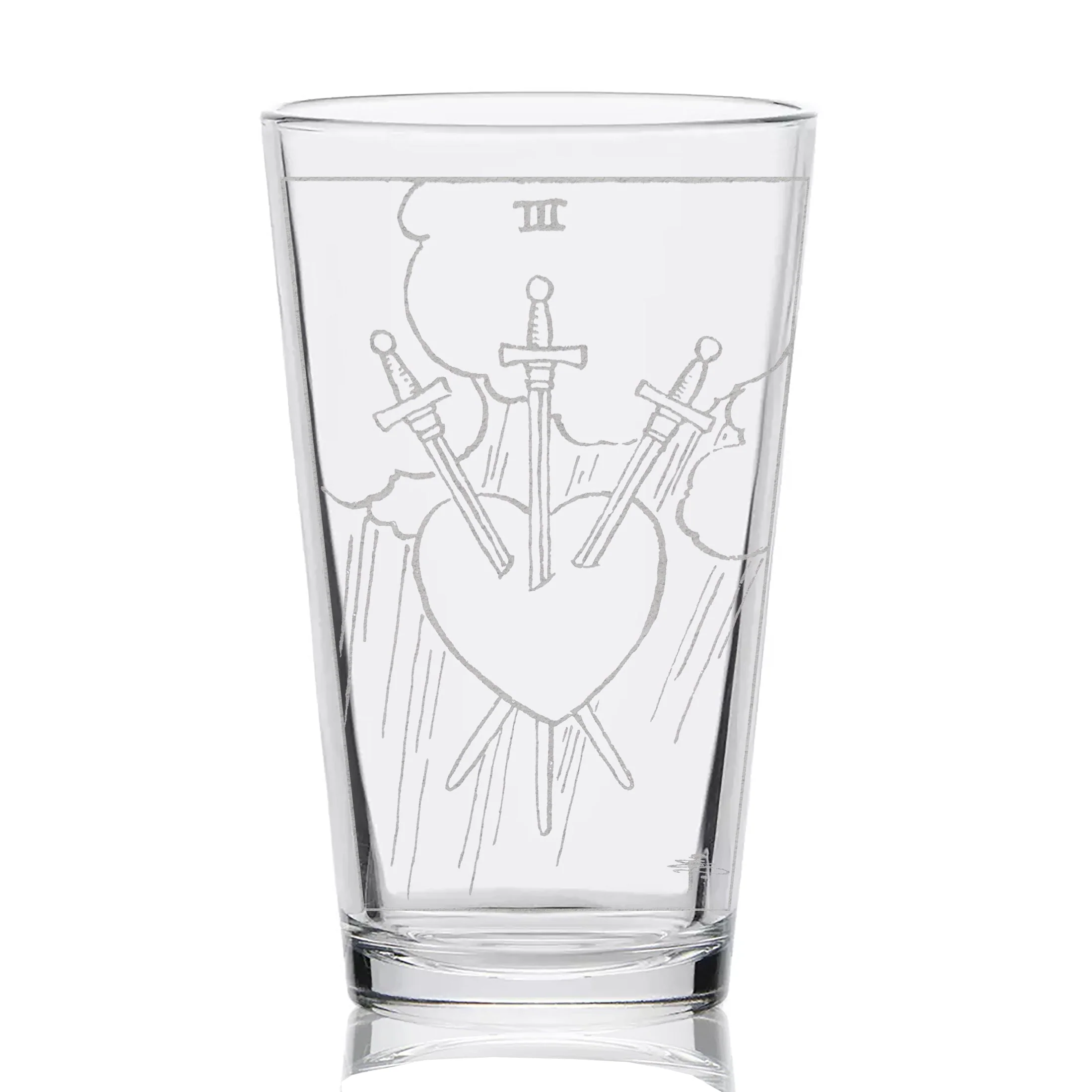 RIDER-WAITE TAROT CARD Pint Glasses by LumEngrave - Image 28