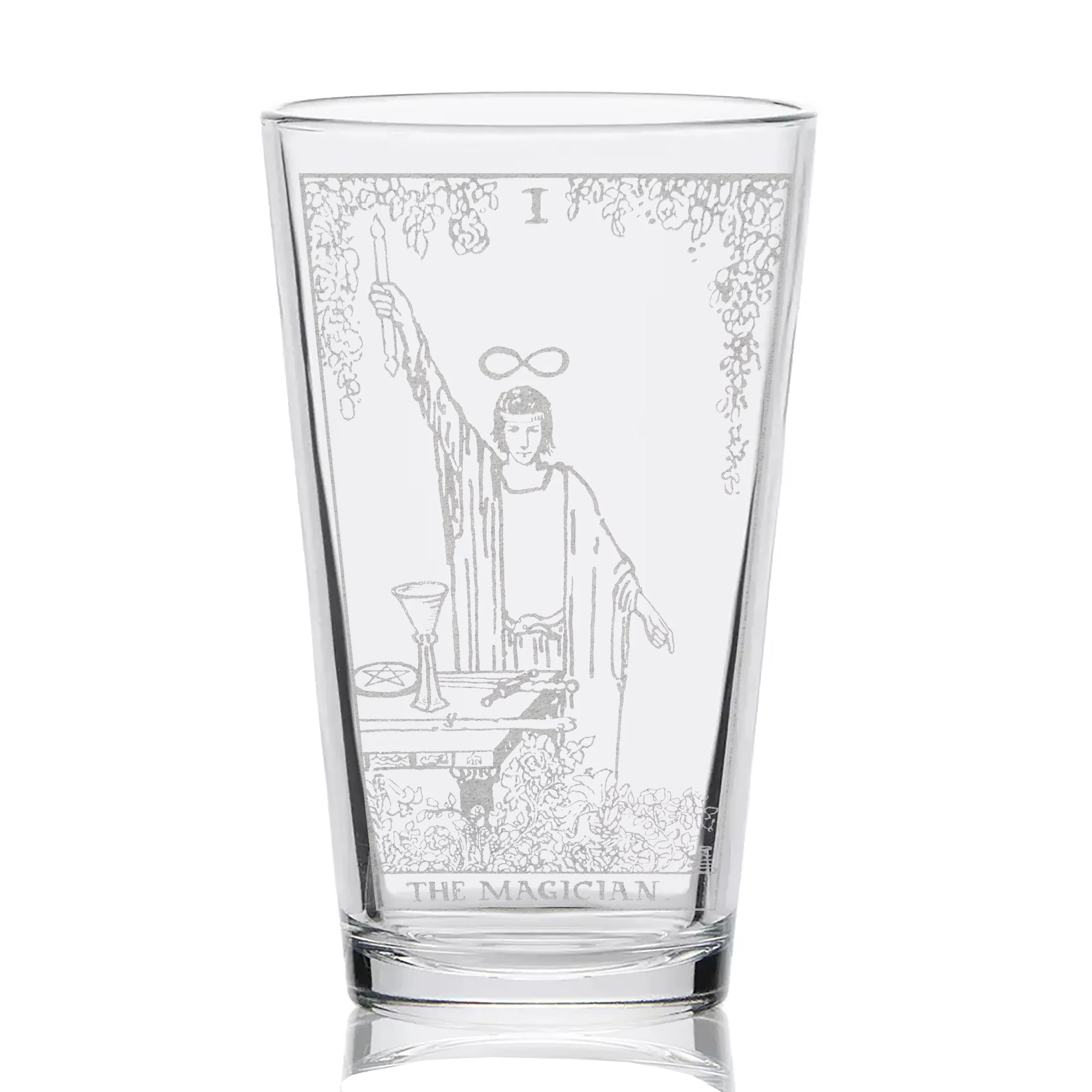 RIDER-WAITE TAROT CARD Pint Glasses by LumEngrave - Image 3