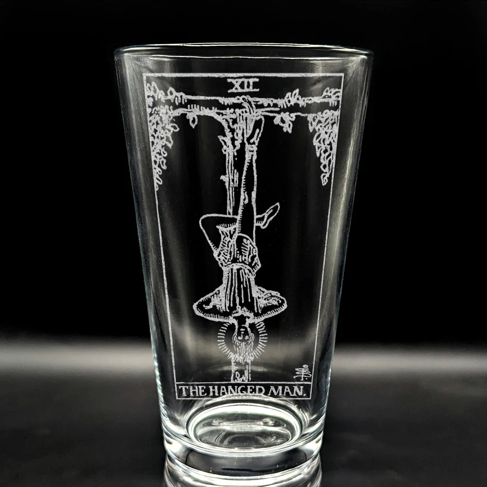 RIDER-WAITE TAROT CARD Pint Glasses by LumEngrave - Image 32