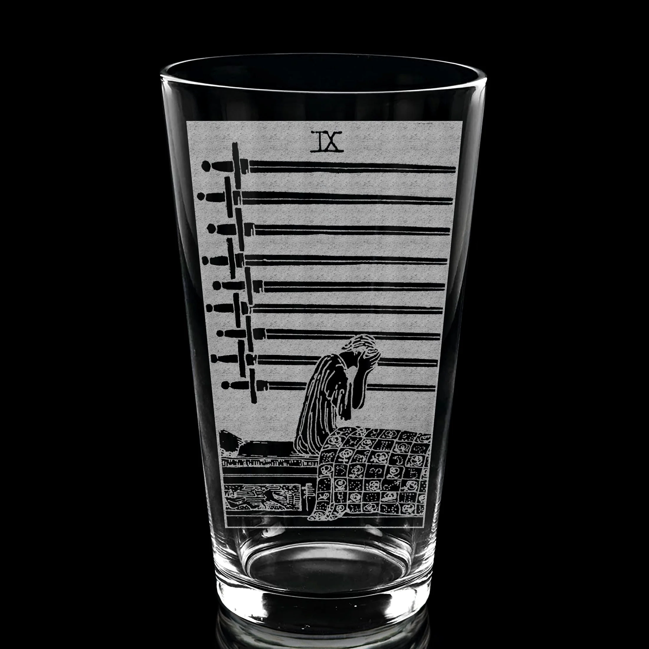 RIDER-WAITE TAROT CARD Pint Glasses by LumEngrave - Image 39