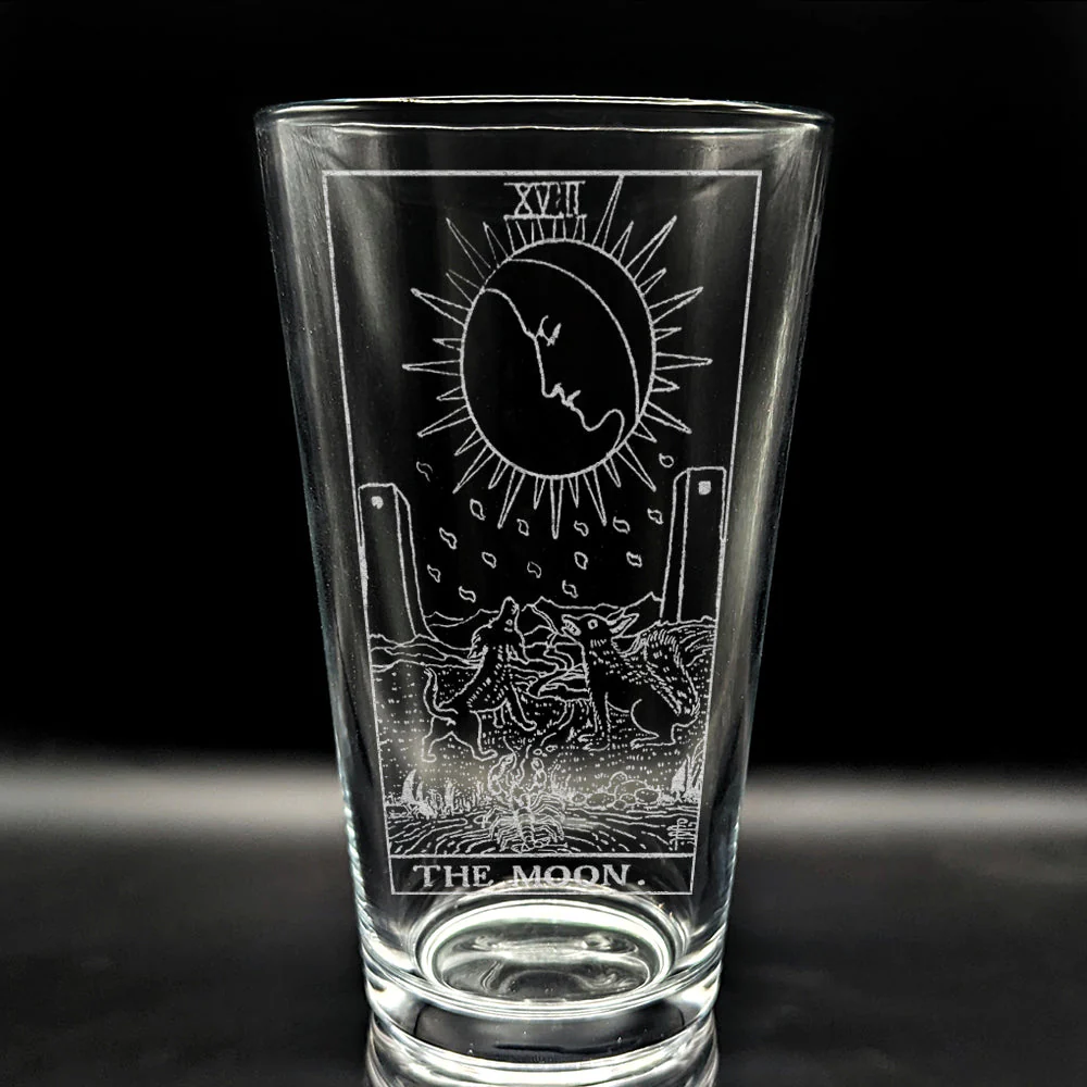 RIDER-WAITE TAROT CARD Pint Glasses by LumEngrave - Image 41