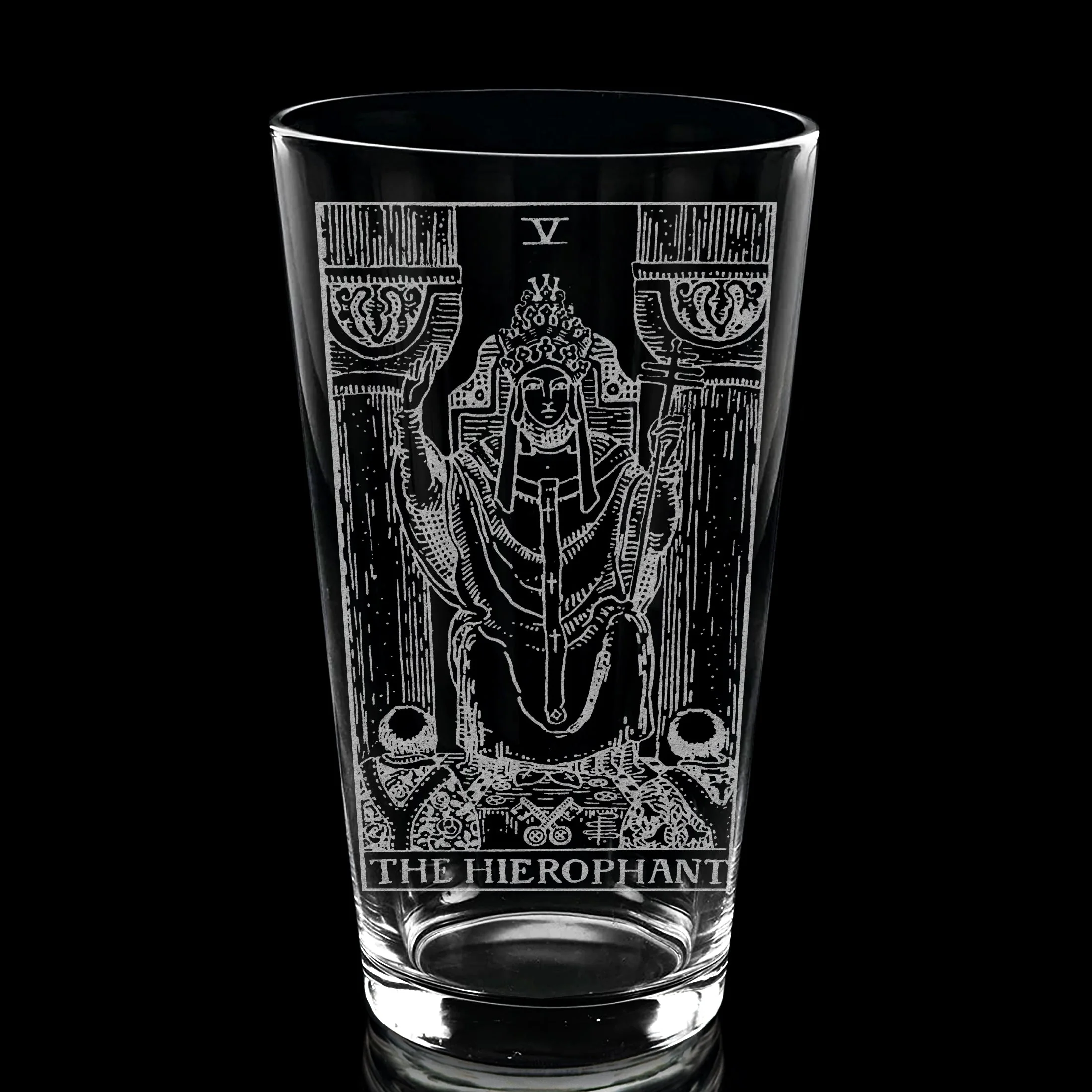 RIDER-WAITE TAROT CARD Pint Glasses by LumEngrave - Image 46