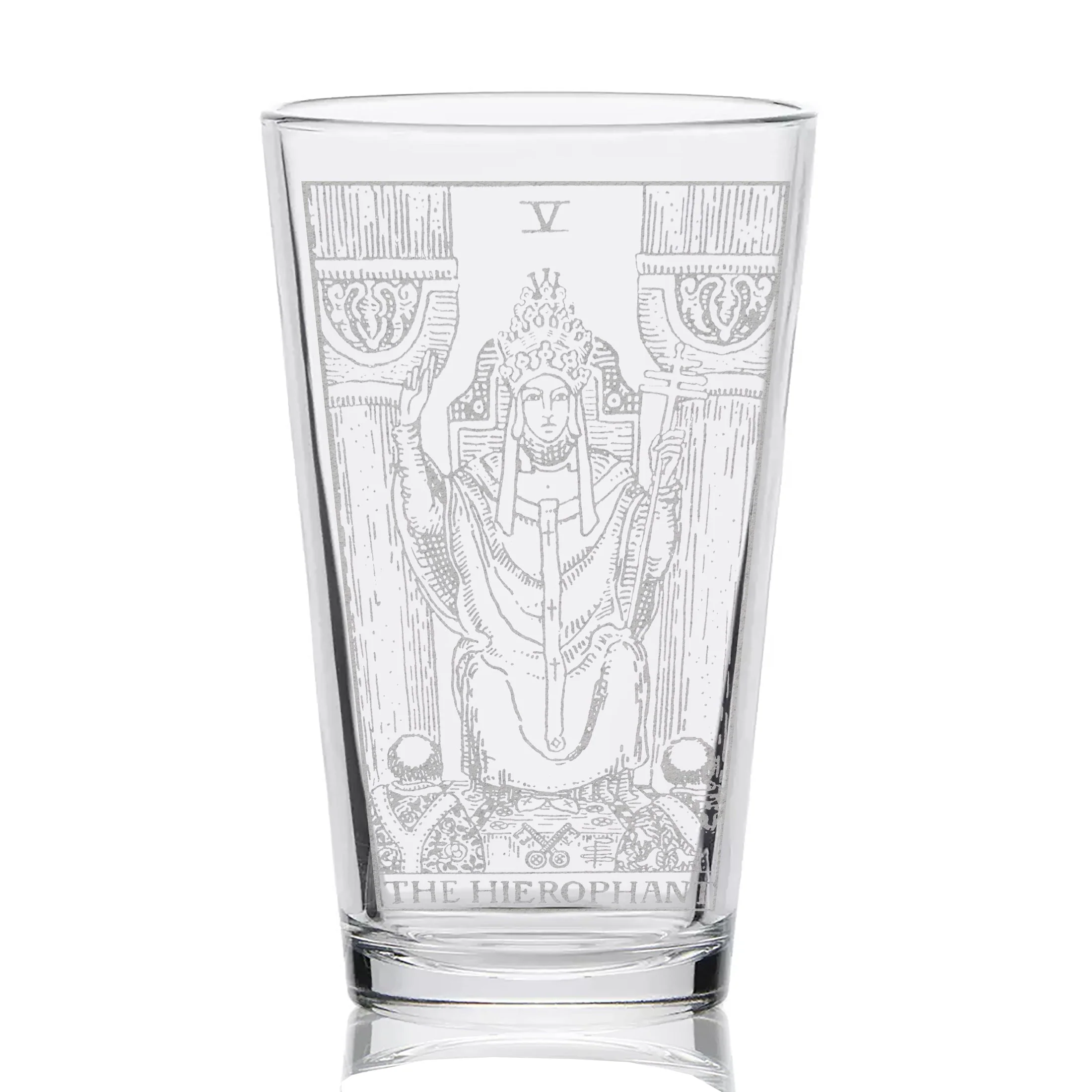 RIDER-WAITE TAROT CARD Pint Glasses by LumEngrave - Image 47