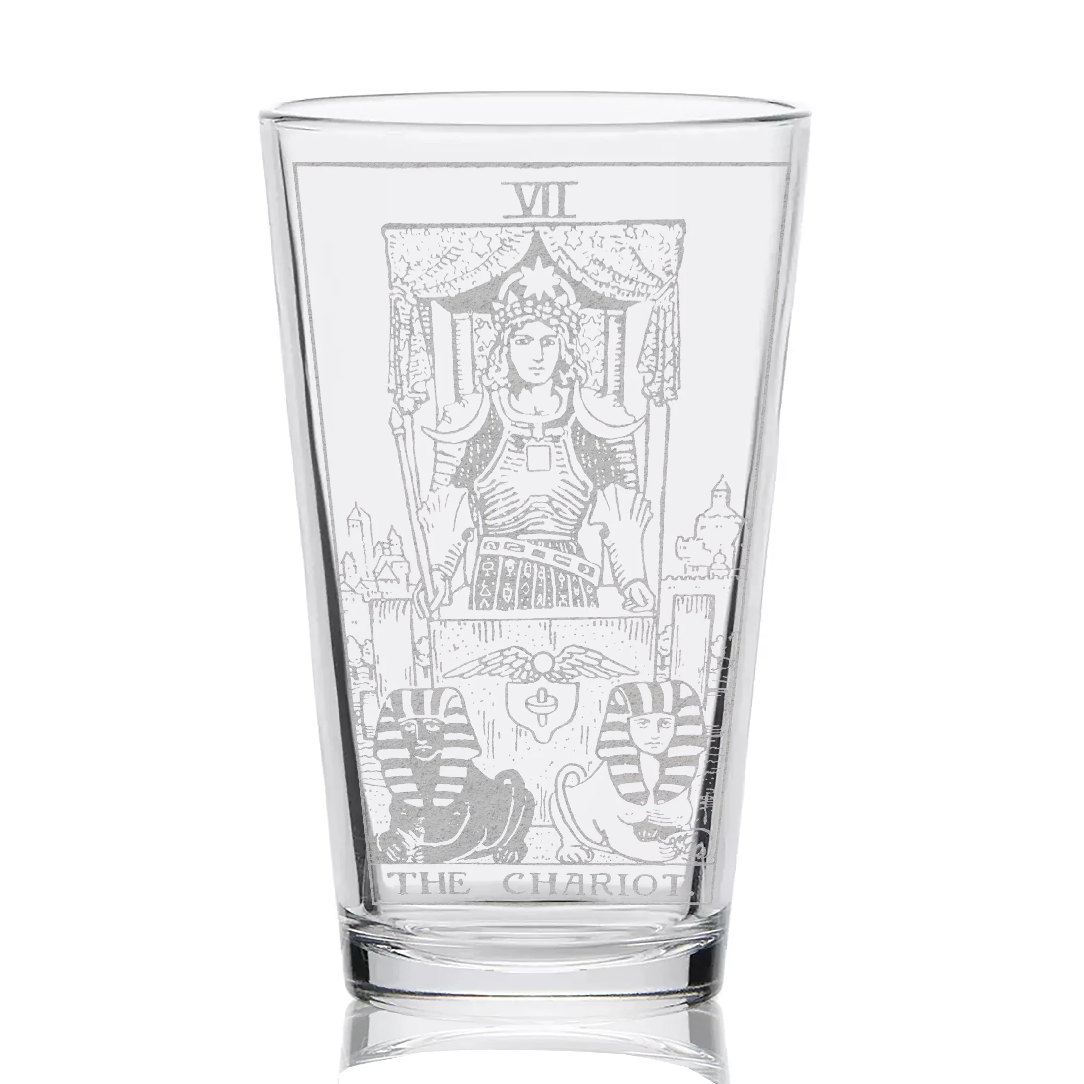 RIDER-WAITE TAROT CARD Pint Glasses by LumEngrave - Image 49
