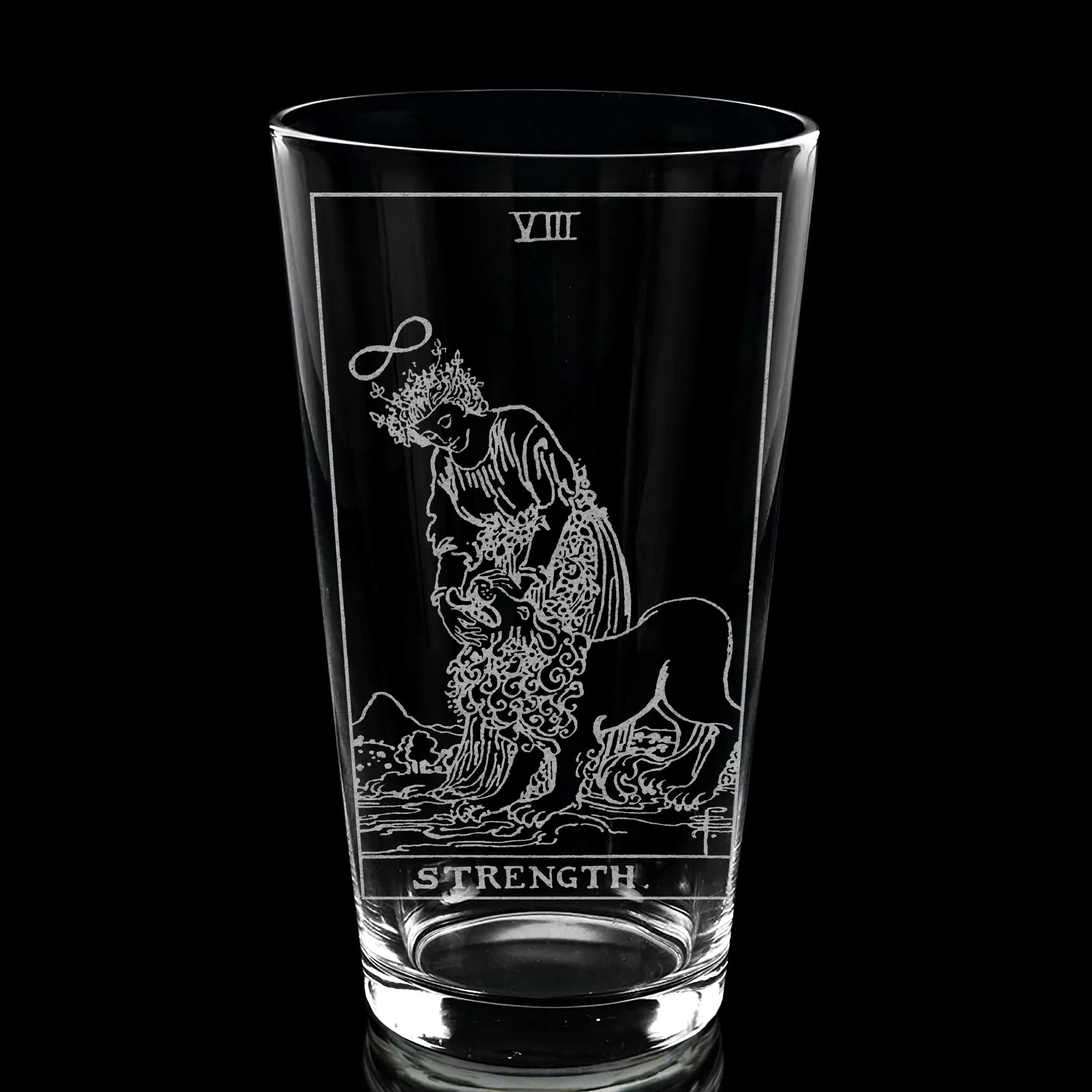 RIDER-WAITE TAROT CARD Pint Glasses by LumEngrave - Image 50