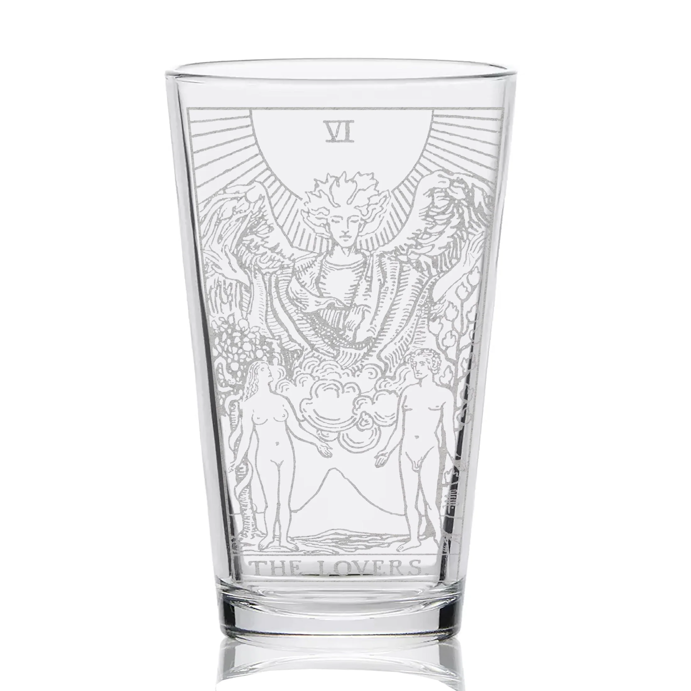 RIDER-WAITE TAROT CARD Pint Glasses by LumEngrave - Image 53