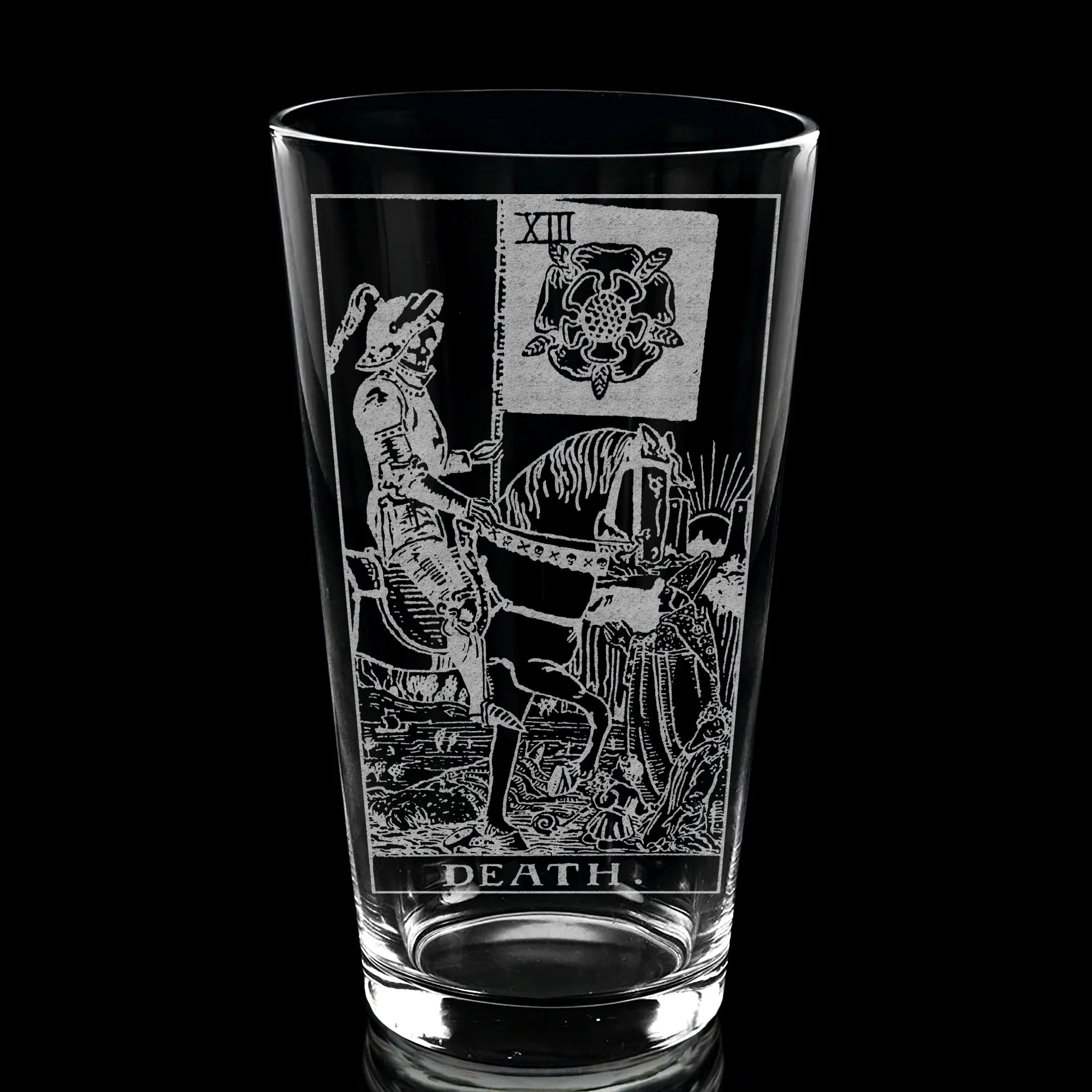 RIDER-WAITE TAROT CARD Pint Glasses by LumEngrave - Image 56