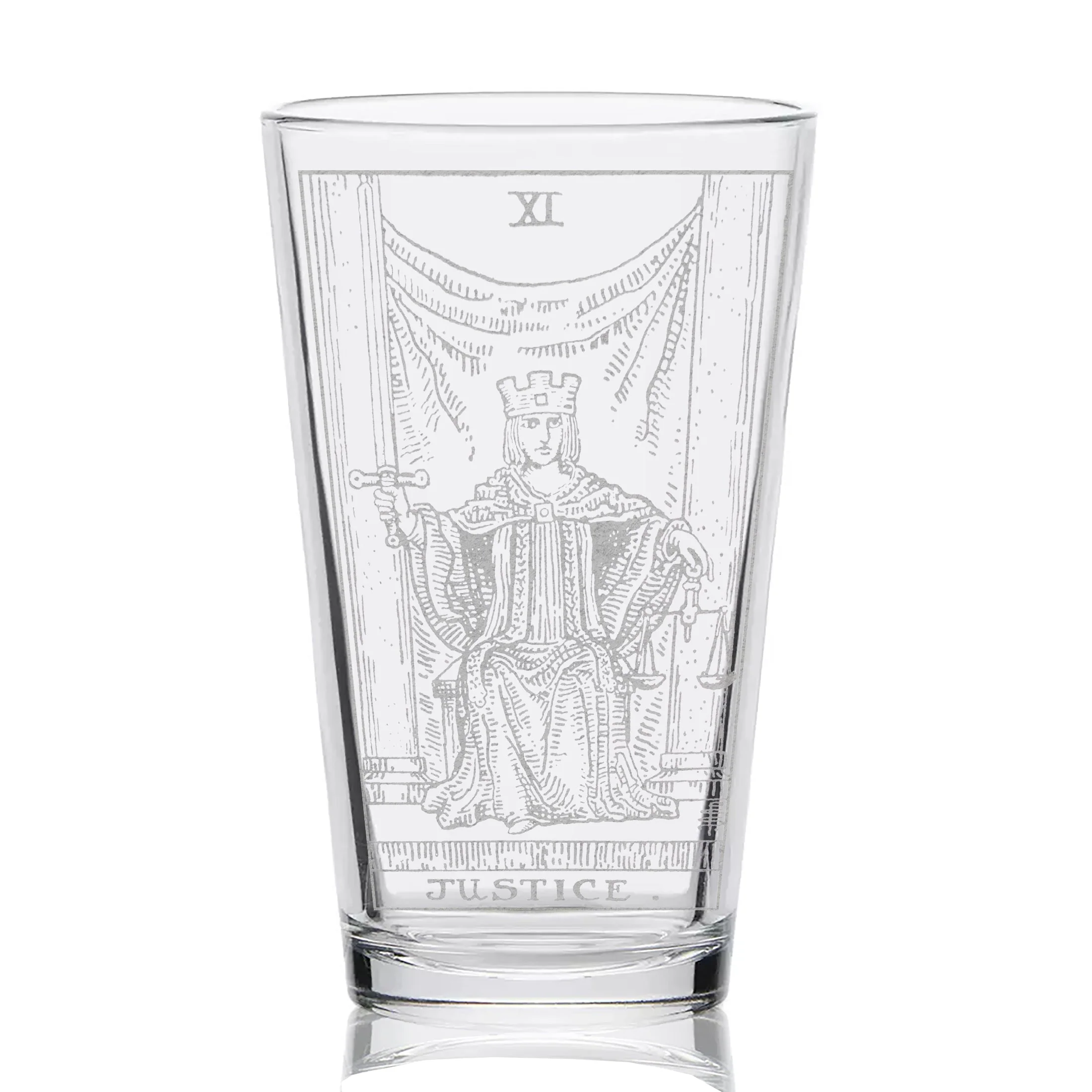 RIDER-WAITE TAROT CARD Pint Glasses by LumEngrave - Image 59