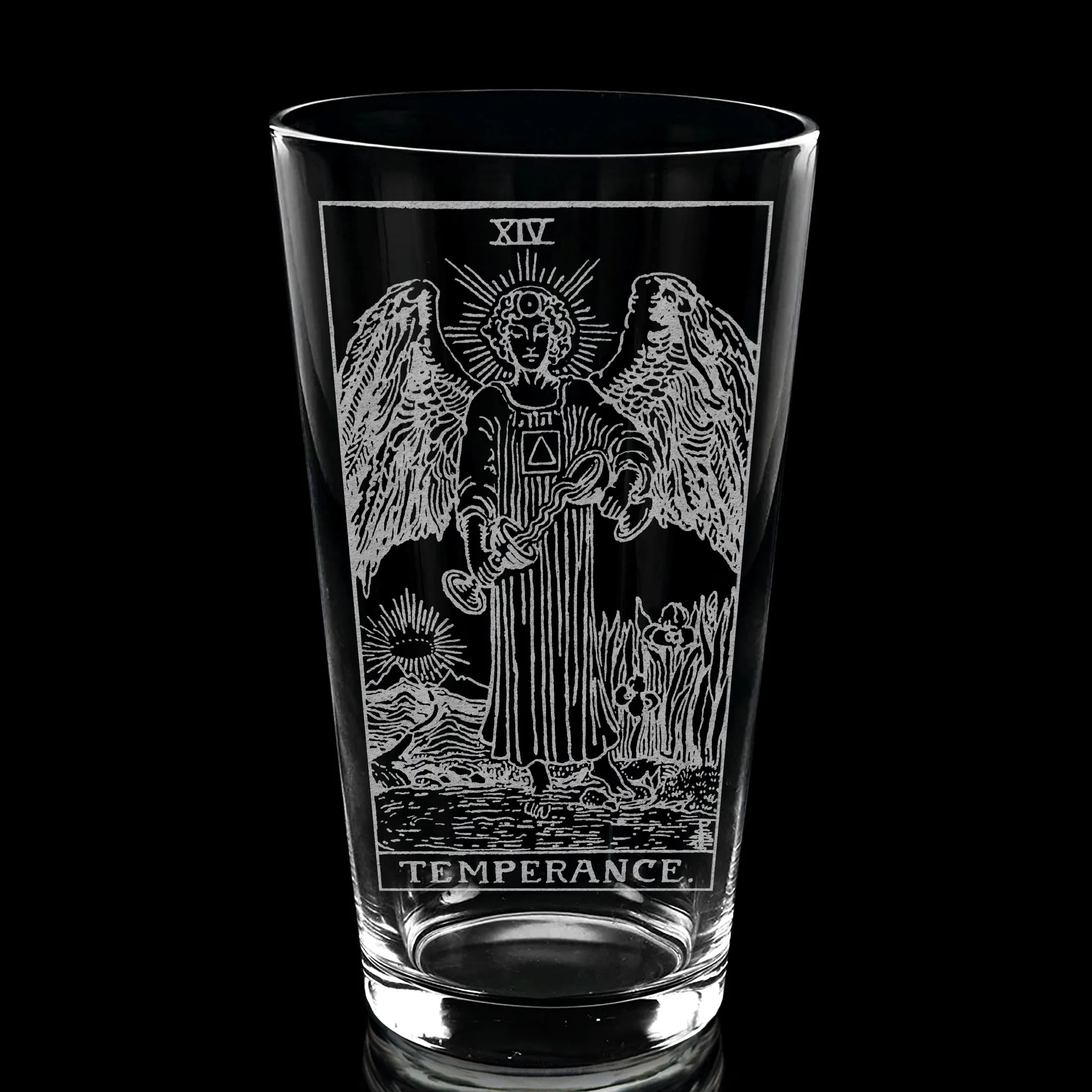 RIDER-WAITE TAROT CARD Pint Glasses by LumEngrave - Image 60